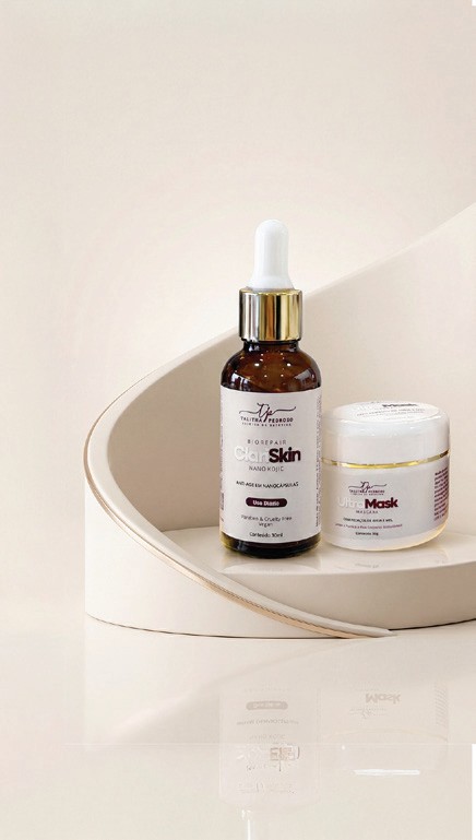 Kit Renovação & Luminosidade — produto disponível na Talitha Pedroso Clínica de Estética